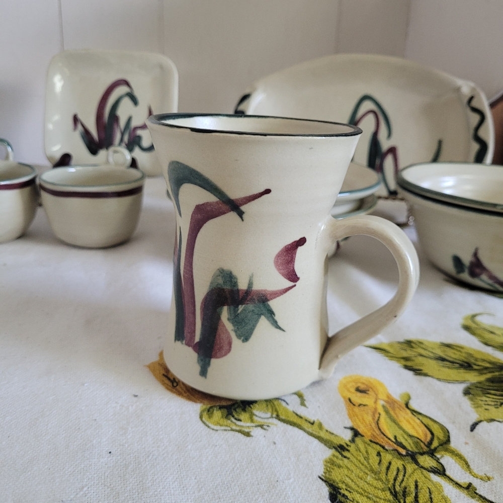 Hand Crafted Ceramic Mug with Artistic Design